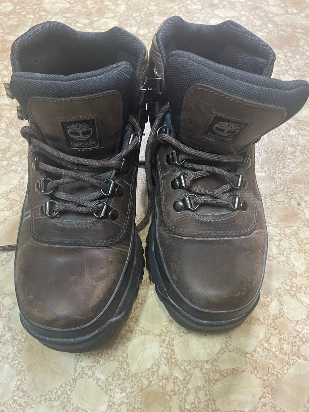 Vintage Women’s Timberland Brown Hiking Boots Size 9 33693